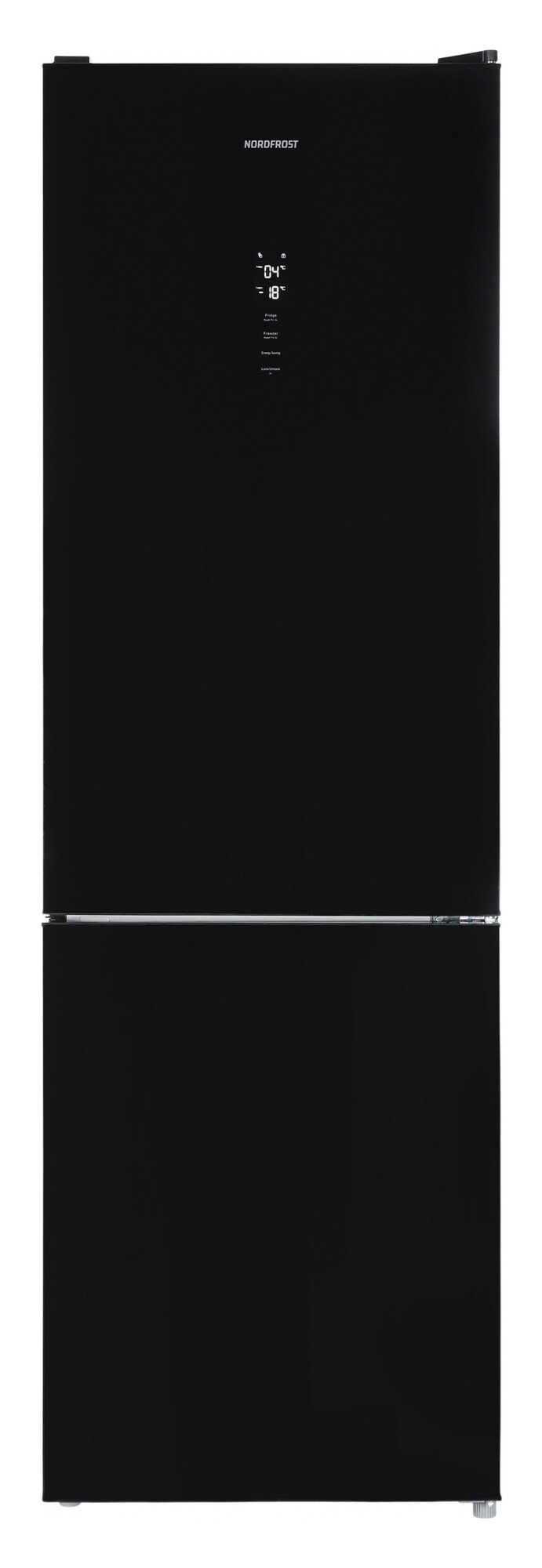 9069205 Холодильник с морозильником   Nordfrost RFC 390D NFGB черный STDN-0009040 - Вид №2