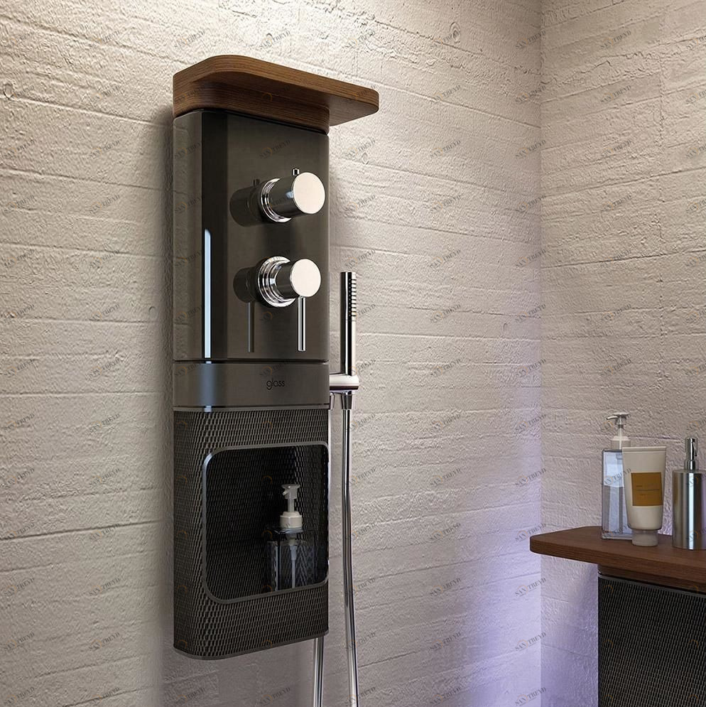 Душевая колона Babele Glass1989 Emotional equipment LBAMX20RB