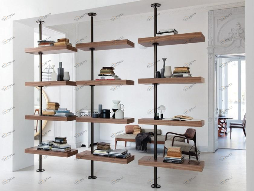 Porada Книжный шкаф из орехового дерева Iron sun-id-1420456