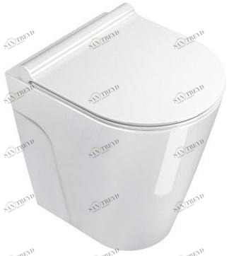 Приставной унитаз напольный Белый CERAMICA CATALANO New zero Италия sun-id-1429859