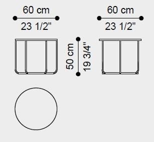 Круглый деревянный журнальный столик ETRO Home Interiors Ambar ARCH-00068566 - Вид №5