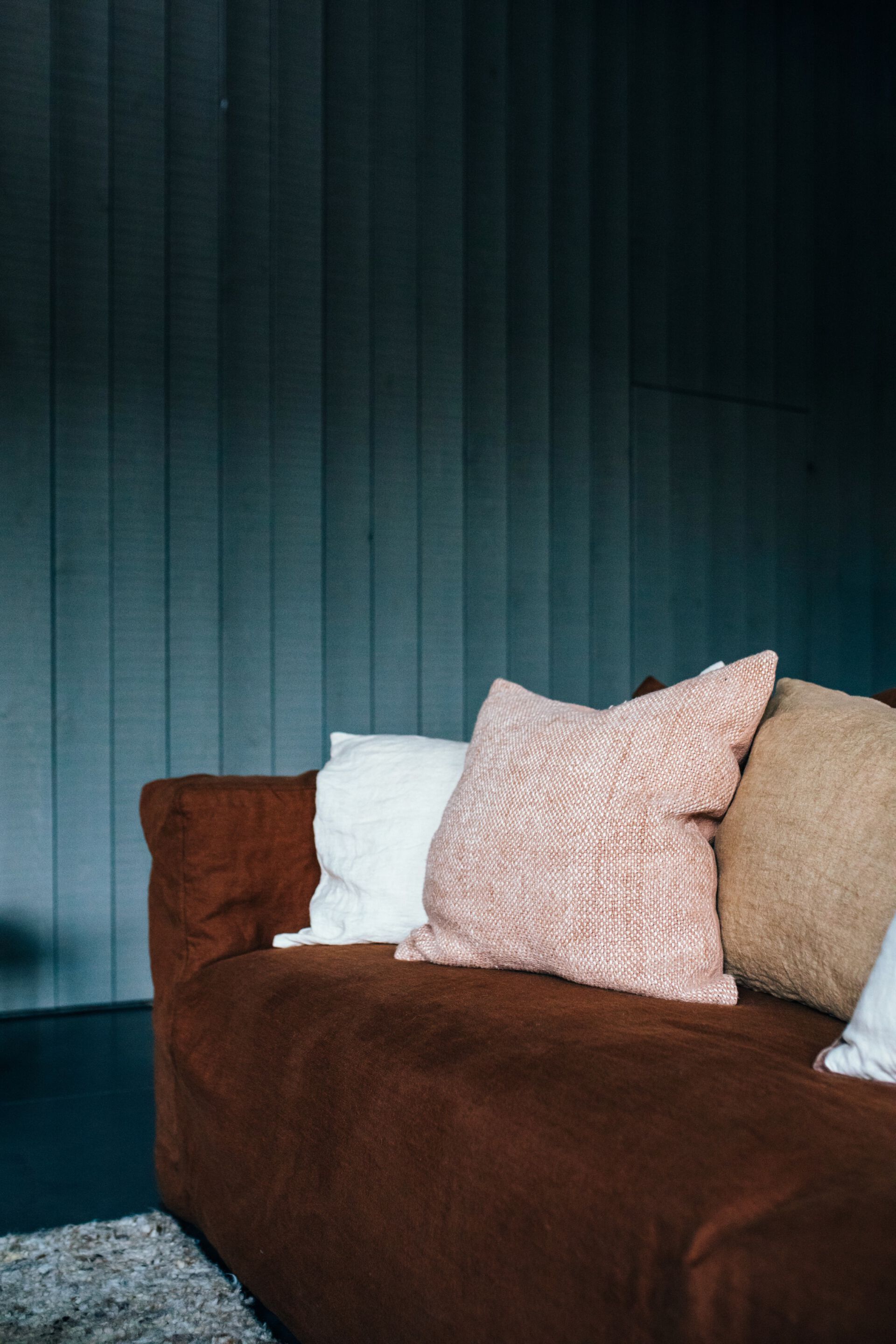 Прямоугольная однотонная льняная подушка POMAX BASICS ARCH-00153227 - Вид №23