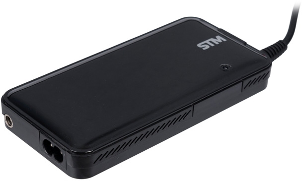 DLU90 Nb adapter dual , 90w, eu ac power cord& car cigaratte plug, usb(2.1a) STM Santreyd 