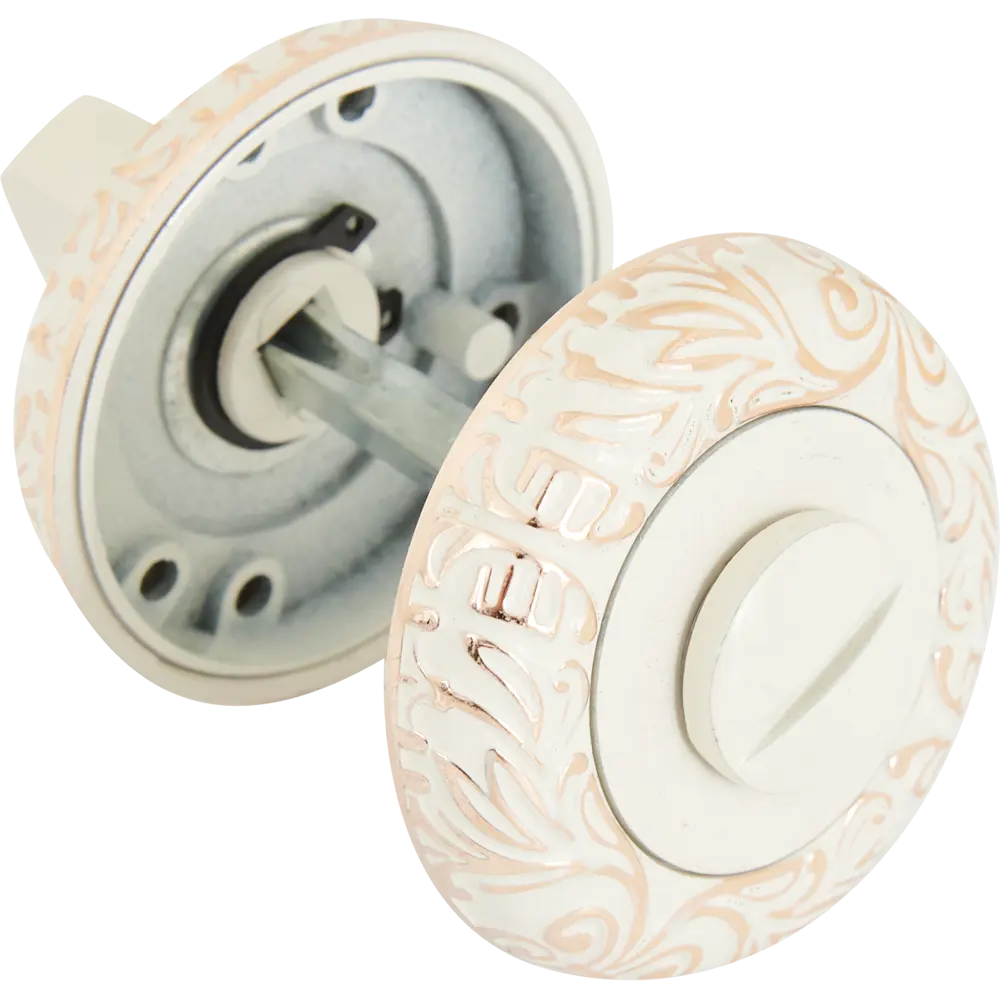 Santreyd Фиксатор дверной WC 17W/P в элегантном бело-золотом исполнении 85218980 STLM-0059961