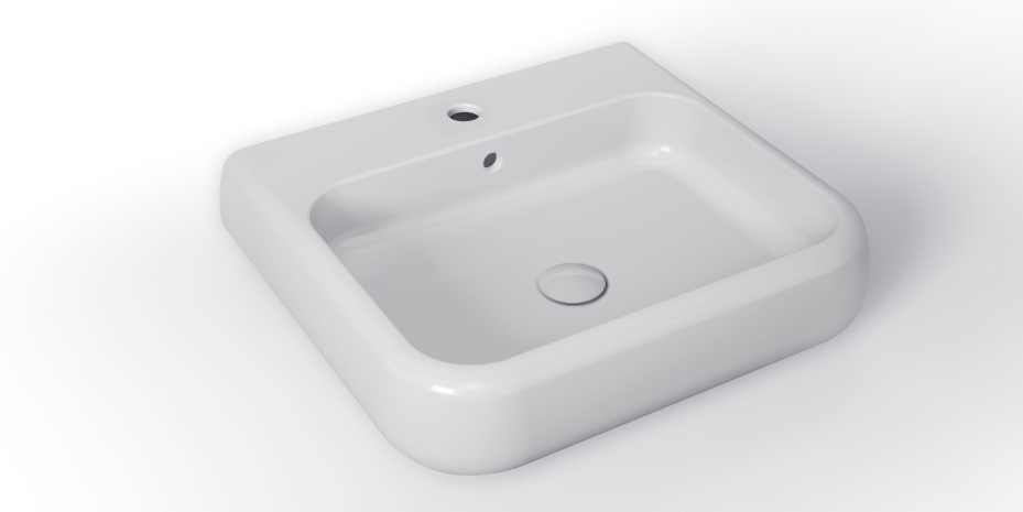 SHLS54 Накладная раковина на столешницу  овальная Ceramica Cielo  - Вид №2