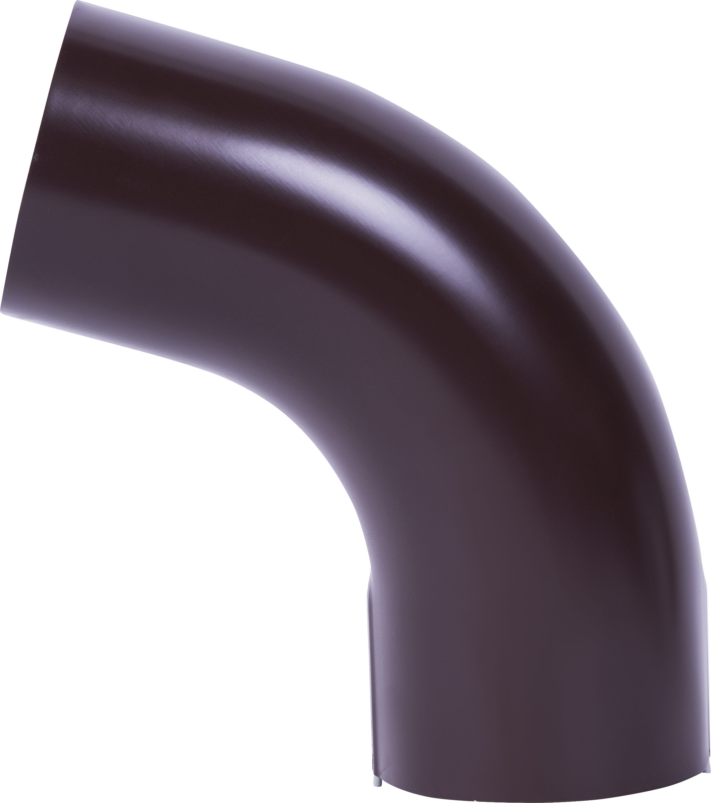 10010157 Колено на 70° для трубы цвет коричневый STLM-0000014 ИНТЕРПРОФИЛЬ  - Вид №2