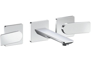 Настенный смеситель для раковины с 3 отверстиями