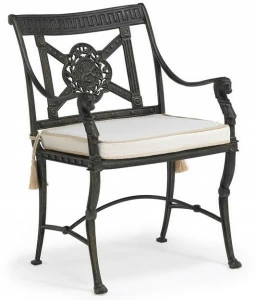 Oxley's Furniture Садовый стул из алюминия с подлокотниками Luxor Luac