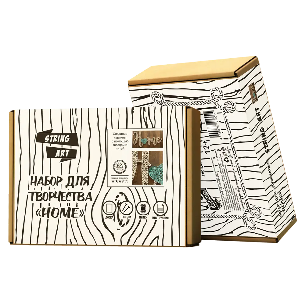 Картина Стринг Арт нить Home 84279610 STLM-2144075 Santreyd  - Вид №1