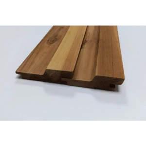 Реечная панель прямоугольник дерево цвет натуральный 1000x92x28 мм 4 шт.