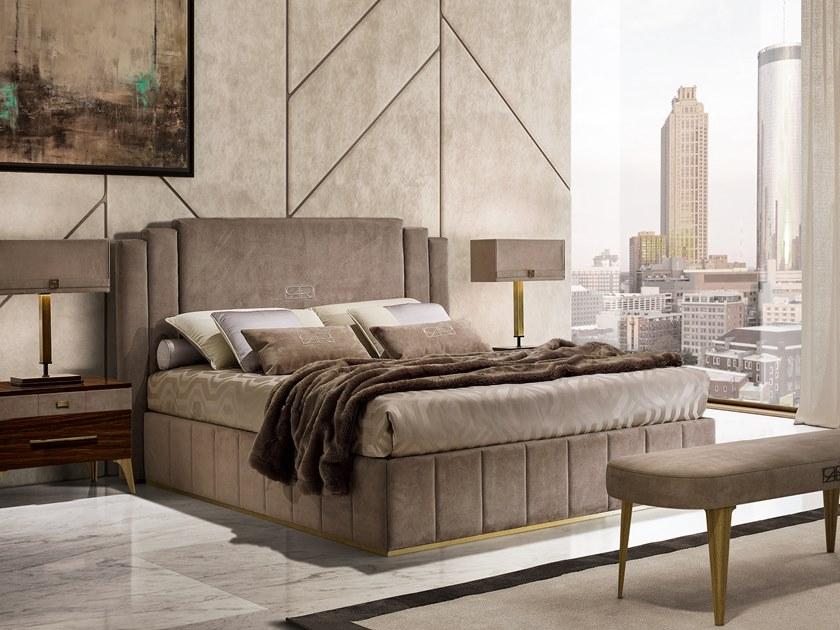 Barnini Oseo Двуспальная кровать с обивкой из ткани Richmond upon thames Rc21 - rc23 - Вид №1