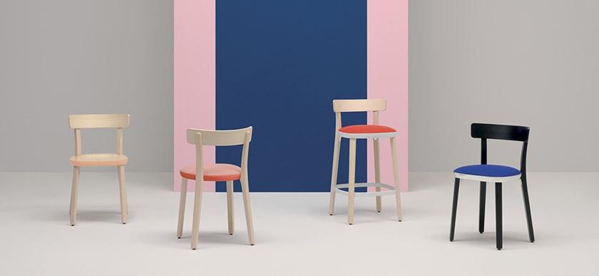 Pedrali Стул ясеня со встроенной подушкой Folk 2940 - Вид №4