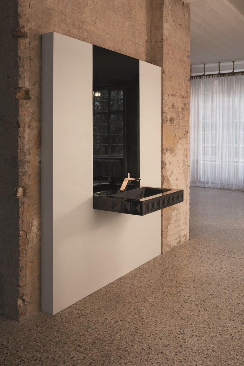 Подвесная раковина настенная овальная Bette Betteloft ornament midnight белая sun-id-1455002 - Вид №1