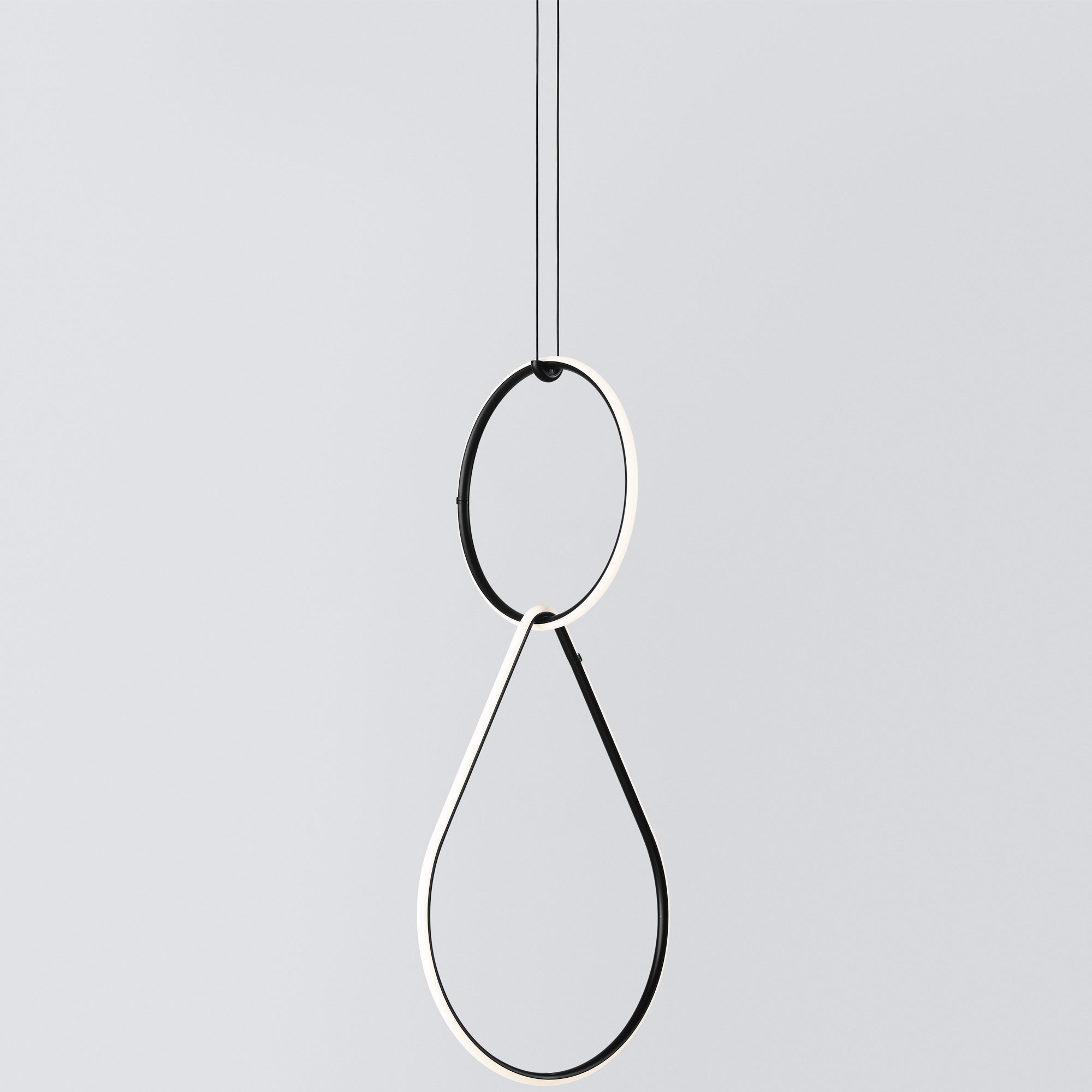 Flos F0414030 ARRANGEMENTS DROP UP черный подвесной светильник 116913 - Вид №2