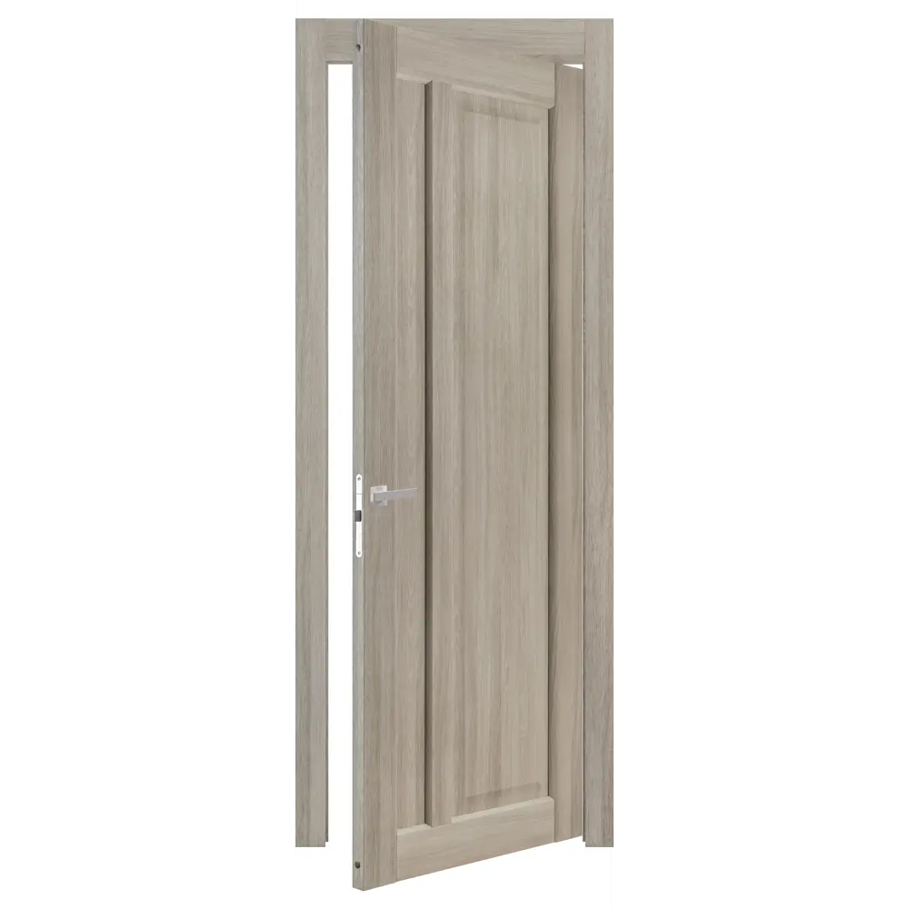 Дверь межкомнатная глухая Artens Мария 80x200 см ПВХ цвет шимо с замком в комплекте 82401333 STLM-2181159  - Вид №3