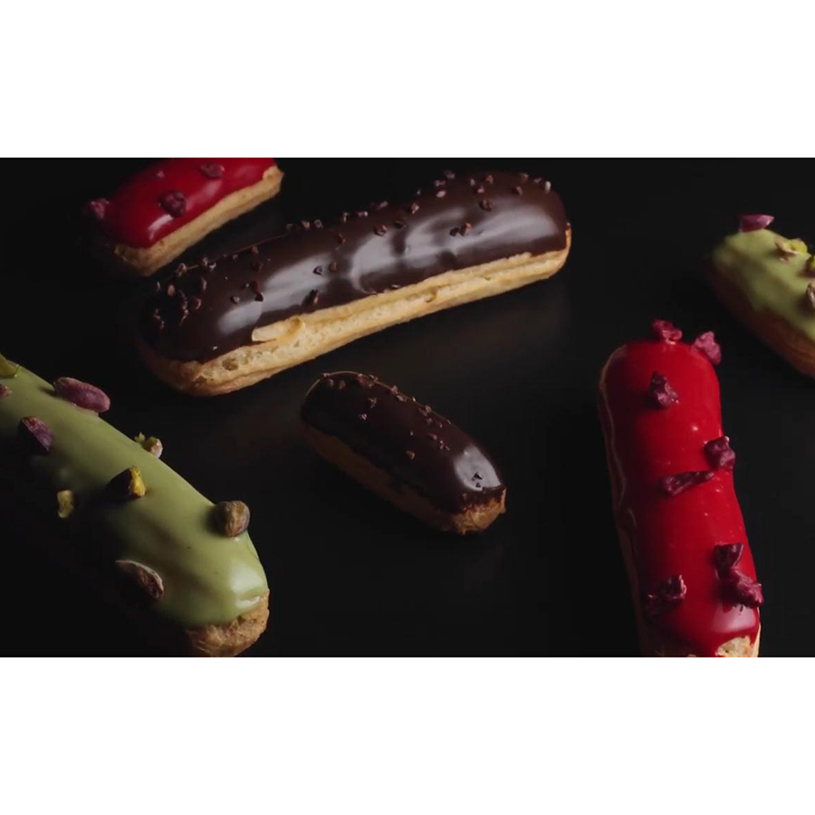 70.113.00.0065 Коврик для выпечки eclair & choux 30 х 40 см двусторонний силиконовый Silikomart  - Вид №7