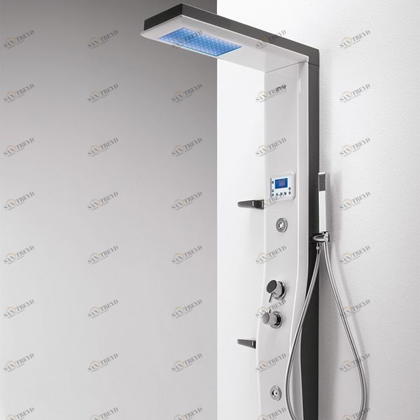 Душевая колонна Etoile White-Grey 125 см с хромотерапией 4ETA4N0WG Gruppo Geromin