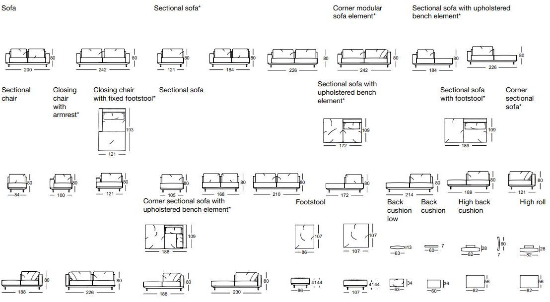 Rolf Benz Модульный тканевый диван с шезлонгом sun-id-1434878 - Вид №1