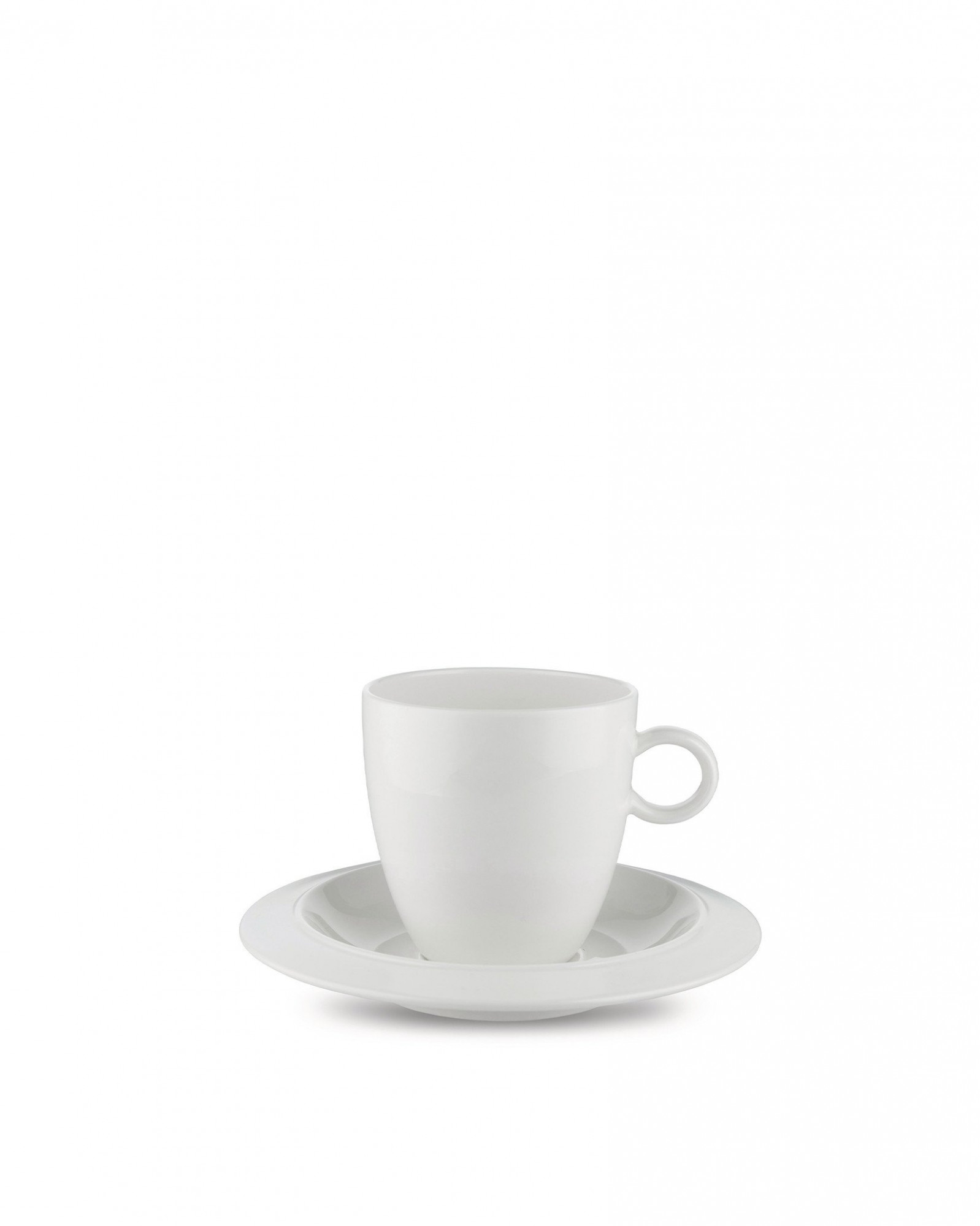 Набор из 2 кофейных чашек Alessi Bavero с блюдцами TAC1/76S