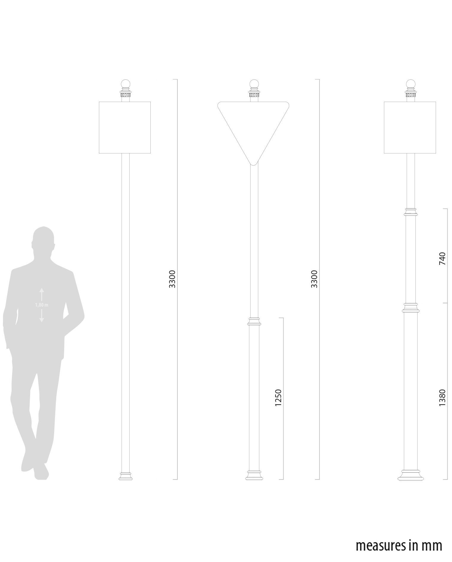 Дорожный знак Lazzari Рим ARCH-00150268 - Вид №3