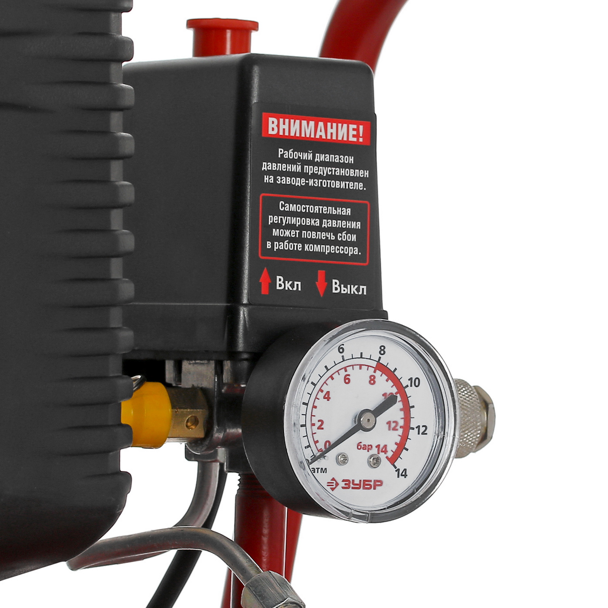 Компрессор поршневой масляный Зубр КПМ-240-24 5308099 STDN-0138253 - Вид №5