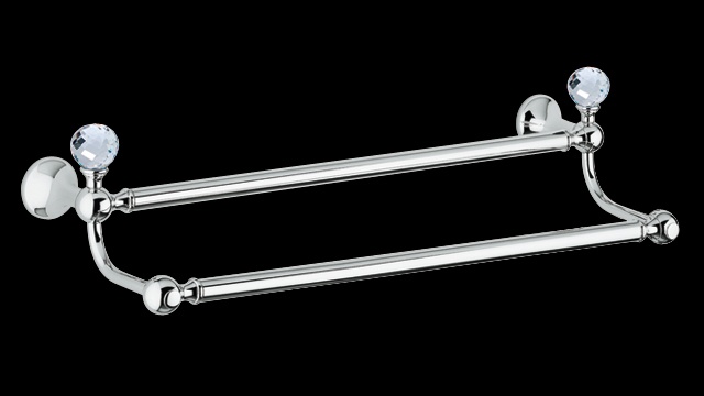 FS217 Держатель для полотенец, двойной, 60 см bagno&associati FOLIE Bagno & Associati