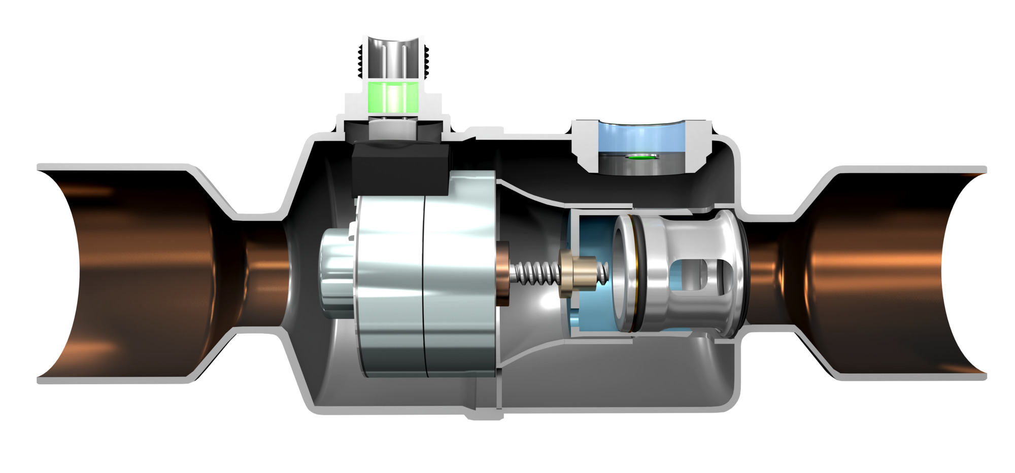Danfoss ETS 12C - ETS 100C (Colibri®) — Электронный расширительный клапан шагового типа ETS 25C Клапан терморегулирующий 034G7602  - Вид №6