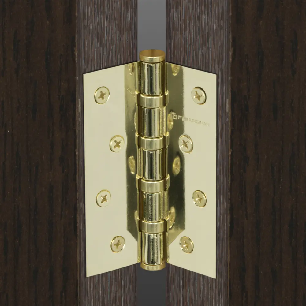 Петля универсальная N 4BB-100 100x75x3 мм сталь цвет матовая латунь PALLADIUM STLM-2088518 - Вид №3