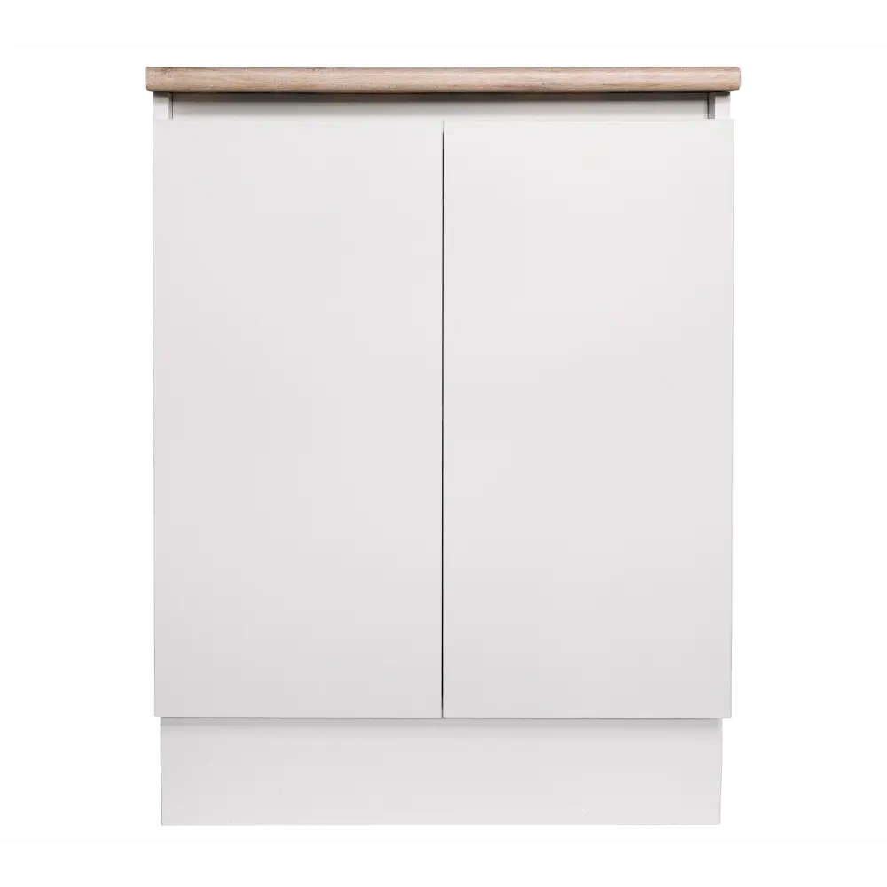 Кухонный шкаф напольный Миус 60x85x60 см ЛДСП цвет белый 89387888 STLM-2182176 Santreyd