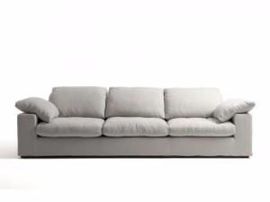 4-местный льняной диван