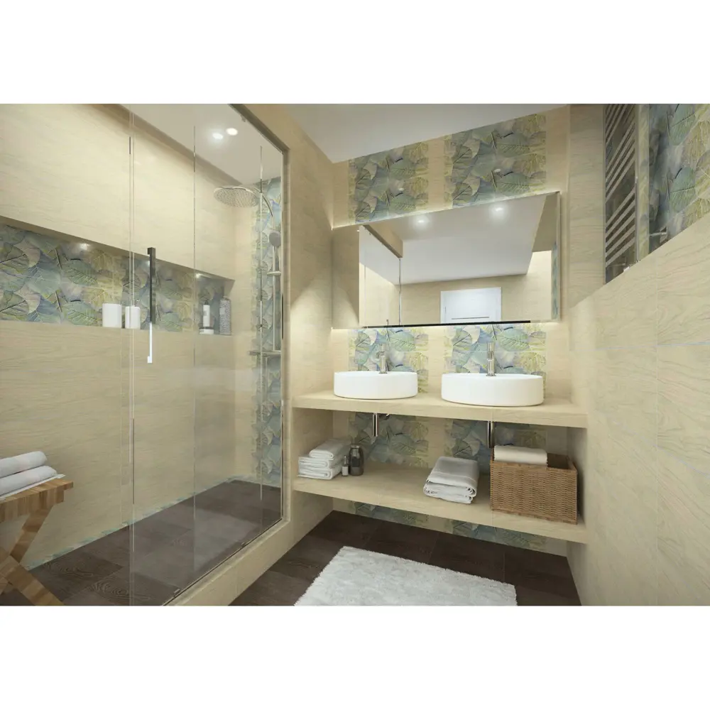 Бордюр «Albero Folglie» 50.5х6.2 см цвет коричневый Azori STLM-2023537 - Вид №4