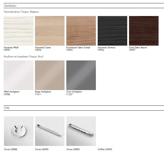 Композиция № 3 Essento Collection комплект мебели для ванной комнаты Burgbad 41967 - Вид №1