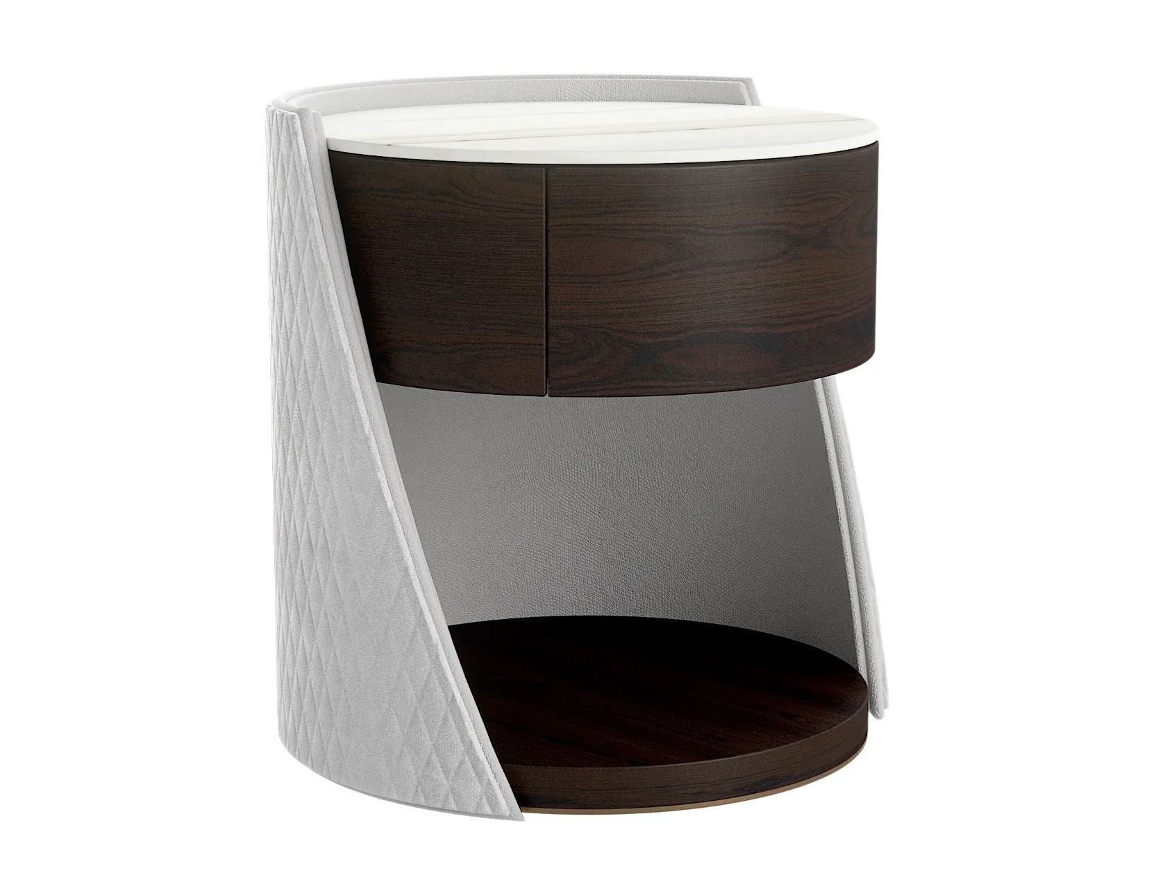 Деревянная круглая тумбочка с ящиками Capital Collection ARCH-00048767