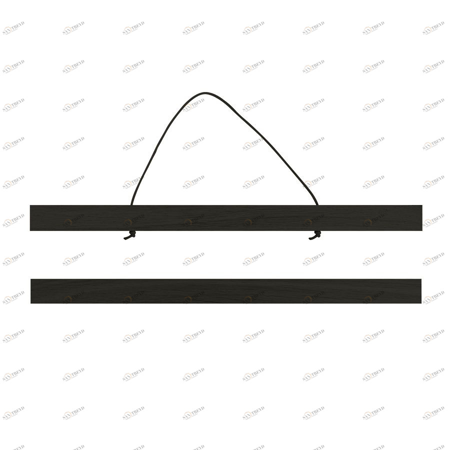 Рамка Snap маленькая, черный дуб Novoform 220005