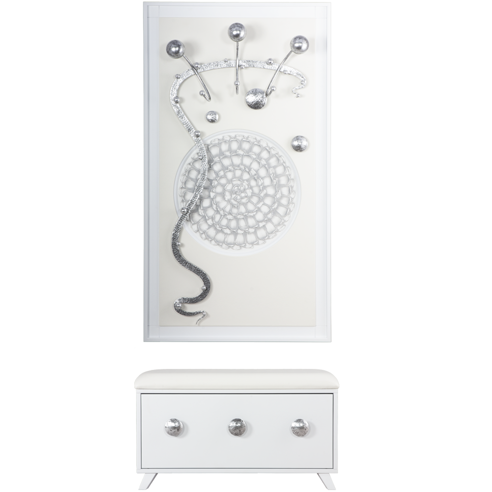 15006,14022 Настенная прихожая Heri 1 Айс BOGACHO 4627179651787, 4627179651718