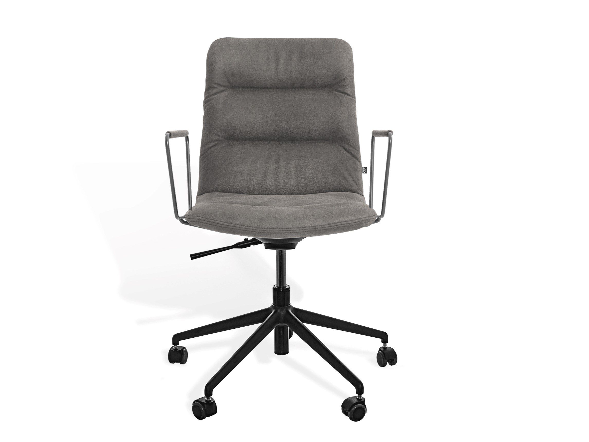 Мягкое вращающееся офисное кресло с подлокотниками KFF Arva Light ARCH-00051423 - Вид №3