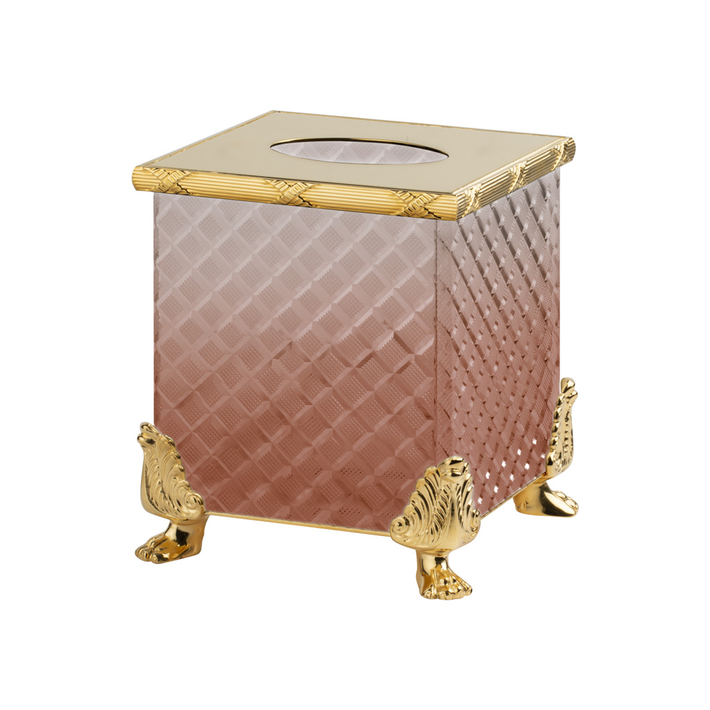 FS09C-652 FS09C-652 Квадратный диспенсер для салфеток ДОЗАТОРЫ ТКАНЕЙ Cristal & Bronze TISSUE DISPENSERS  - Вид №2