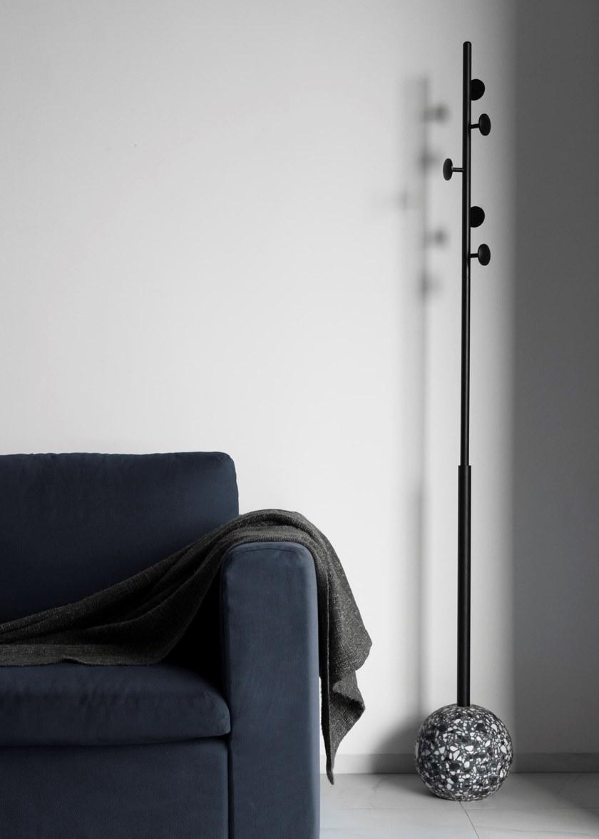 Bentu Design Вешалка из алюминия с основанием из венецианского терраццо 8 C245550  - Вид №3