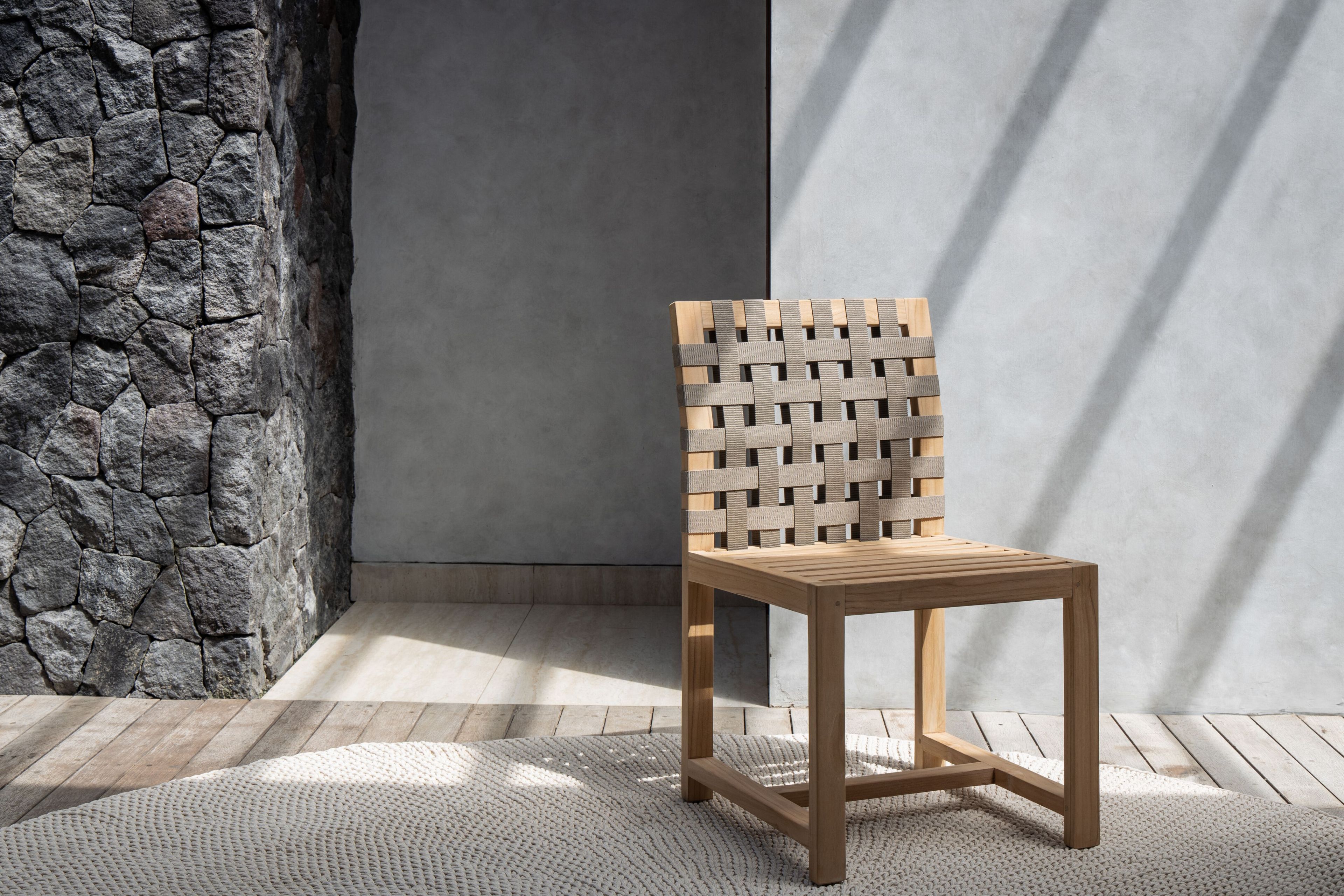 Стул для сада из тикового дерева cbdesign Ocean ARCH-00047248 - Вид №3