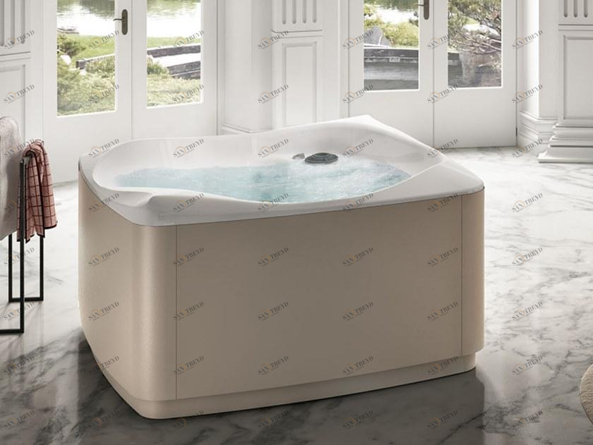 Albatros Квадратный мини-бассейн с 5-местной хромотерапией Ethos 04ep18bn