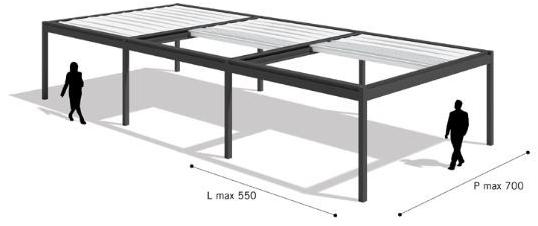 PRATIC F.lli ORIOLI Самонесущая пергола из алюминия Pergole sun-id-1501693 - Вид №5