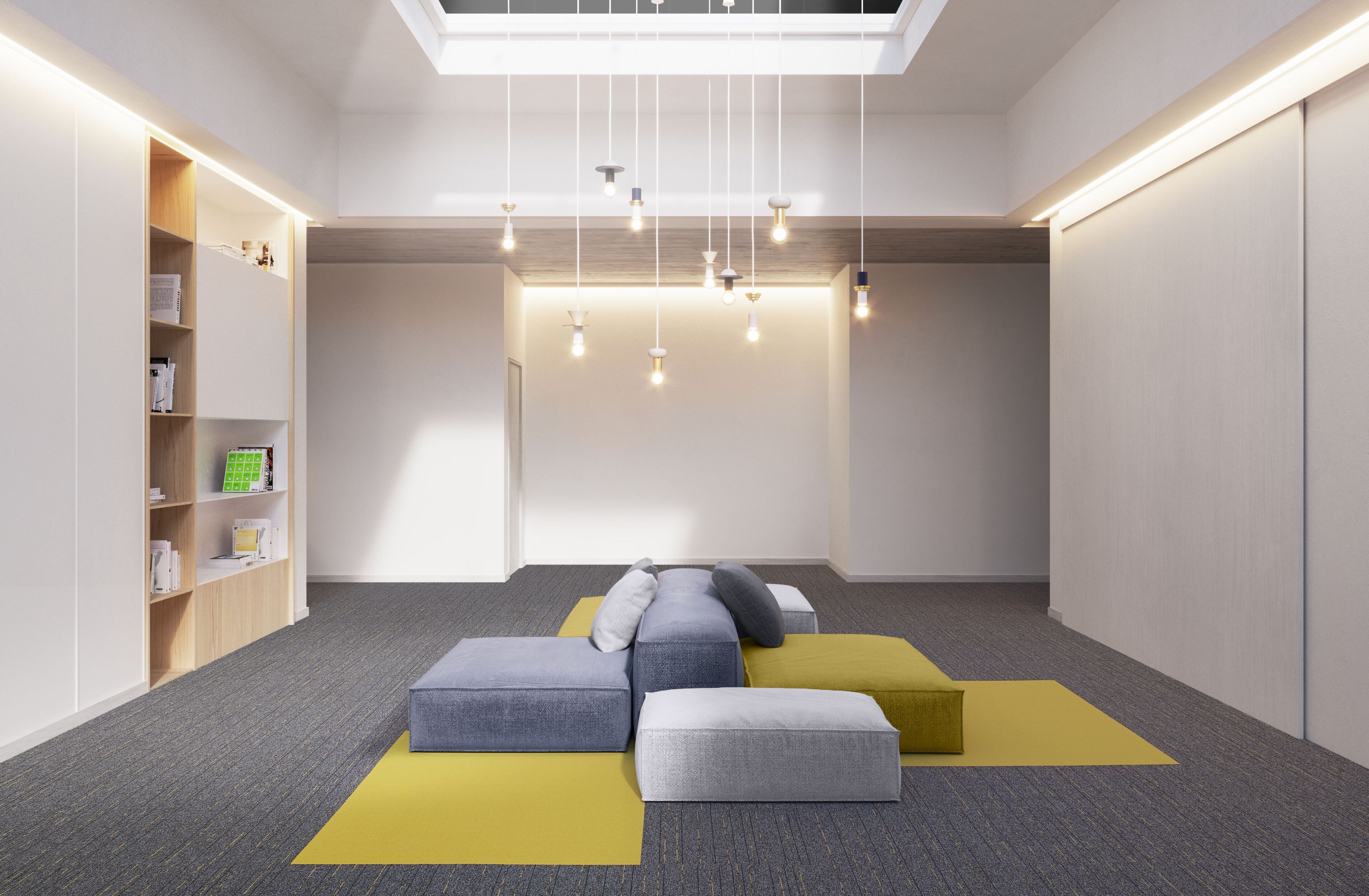 Нейлон®сплошной цвет ковер MODULYSS First ARCH-00023125 - Вид №1