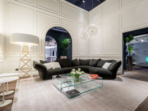 Ковер из бамбукового волокна ручной работы