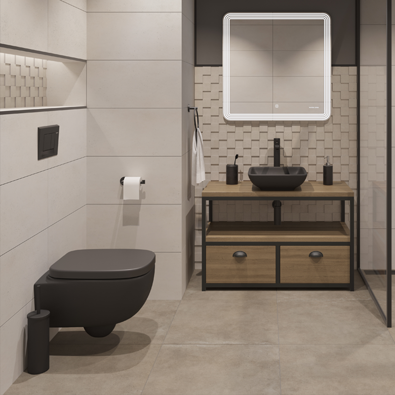 DIA80SLMRKCS0010 Зеркало Dial 800 SANITA LUXE  - Вид №2