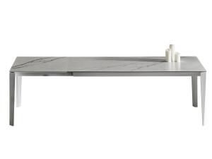 Обеденный стол из нержавеющей стали и SuperMarmo