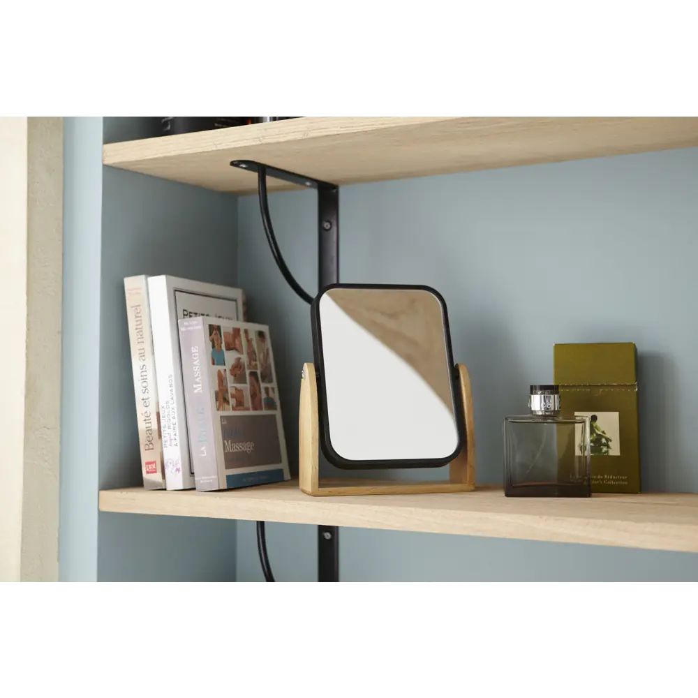 Зеркало косметическое Sensea Scandi настольное увеличительное, цвет черный Без серии STLM-2139321 - Вид №3