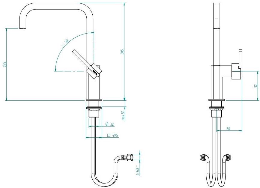 ZAZZERI Смеситель для умывальника, однорычажный Soqquadro sun-id-1466096 - Вид №3