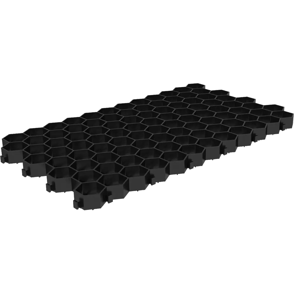 Решётка газонная Gidrolica Eco Standart 70x40x3.2 см цвет черный STLM-2053247 - Вид №1