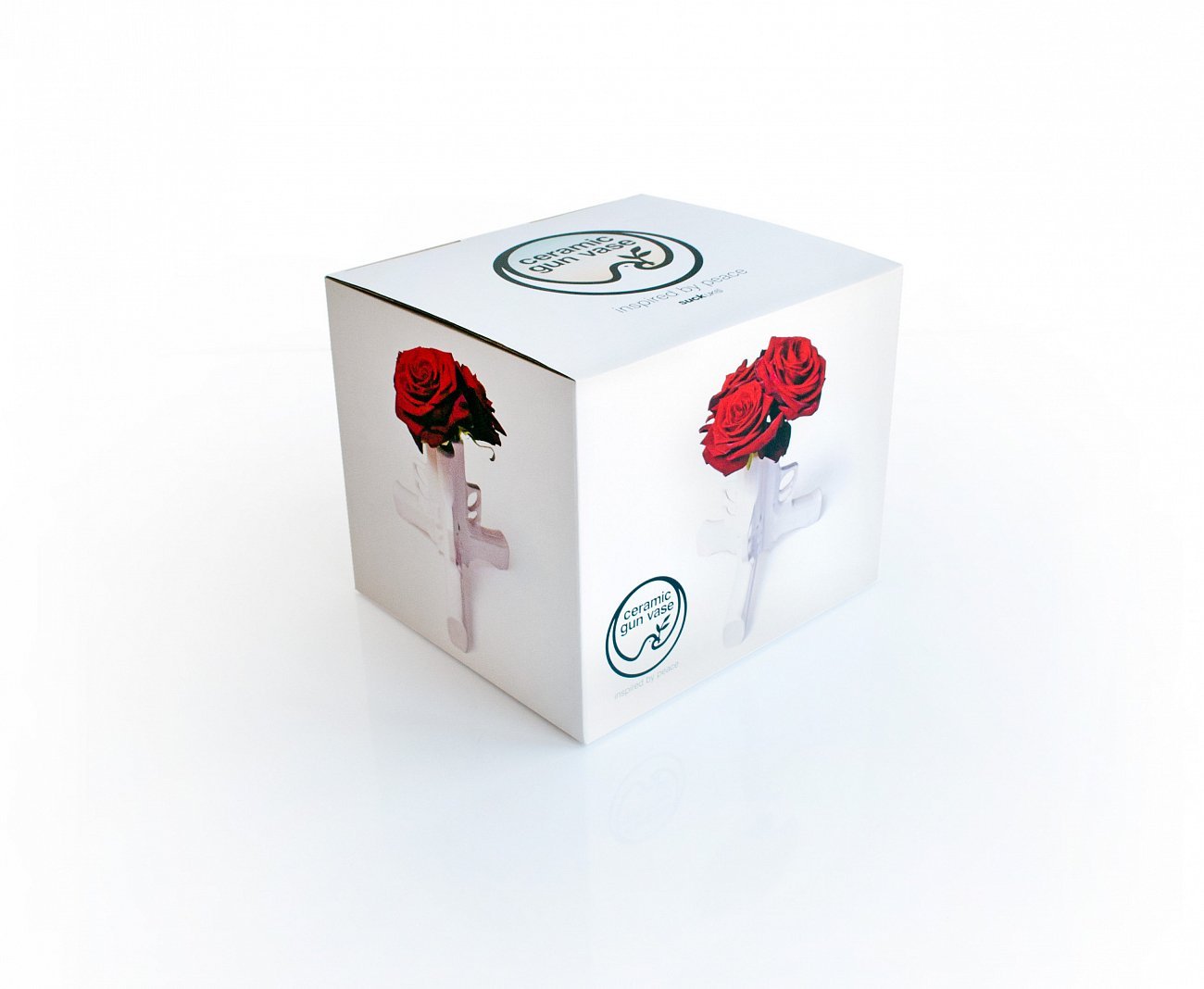 Ваза 3d gun настольная SUCK UK - 252804 Белый  - Вид №3