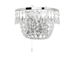 Настенный светильник с кристаллами